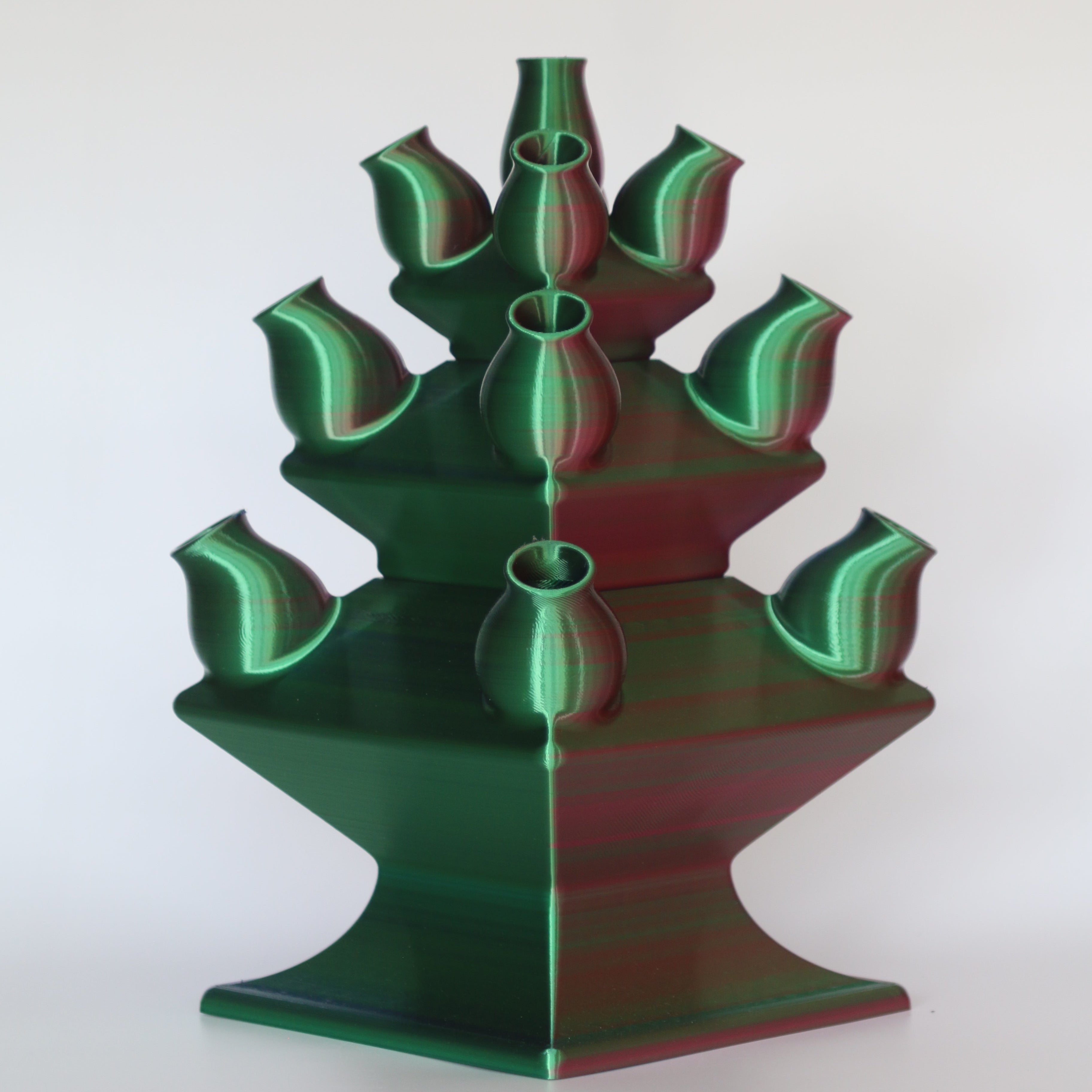 Tulpenvaas – Groen Blauw Rood