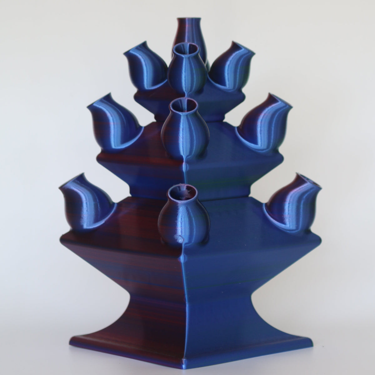Tulpenvaas – Groen Blauw Rood