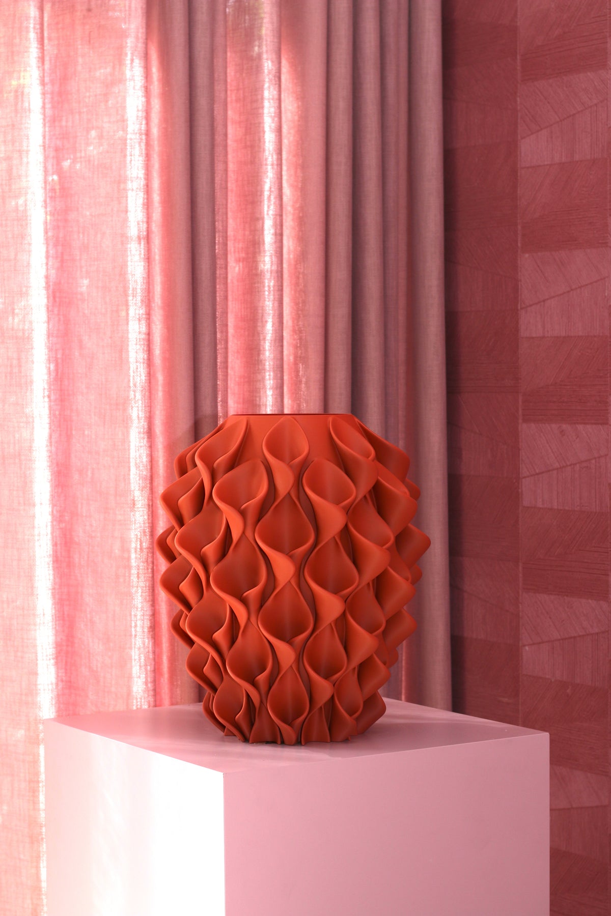 Korallen-Vase Terrakotta