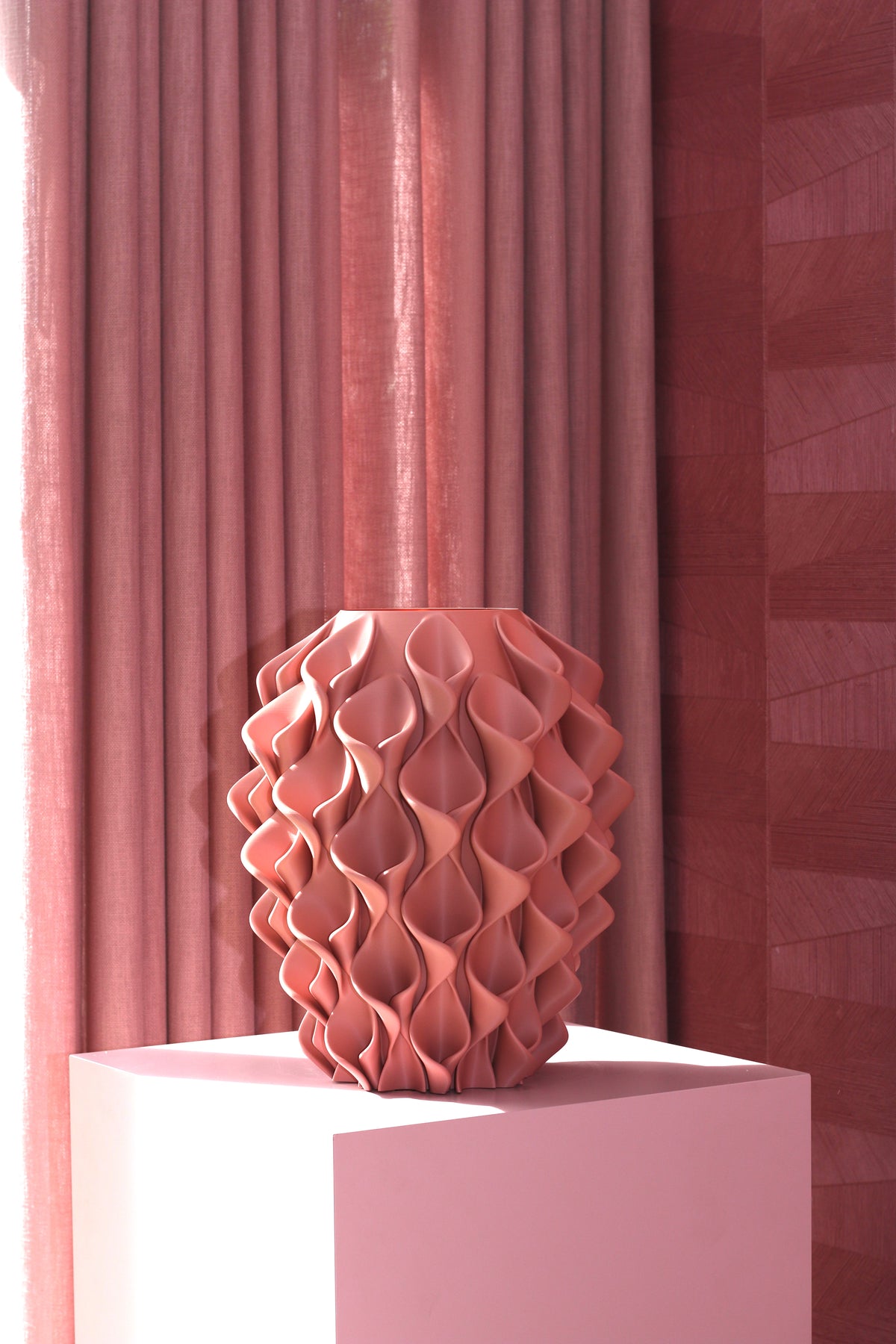 Korallen-Vase Altrosa