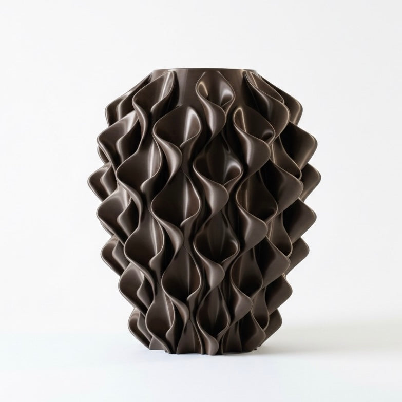 Coral vaas - Chocolate