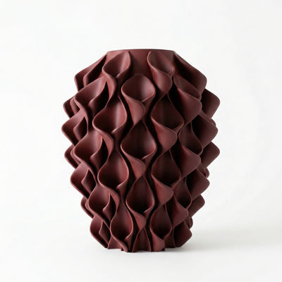 Coral vaas - Bordeaux rood