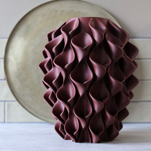 Coral vaas - Bordeaux rood