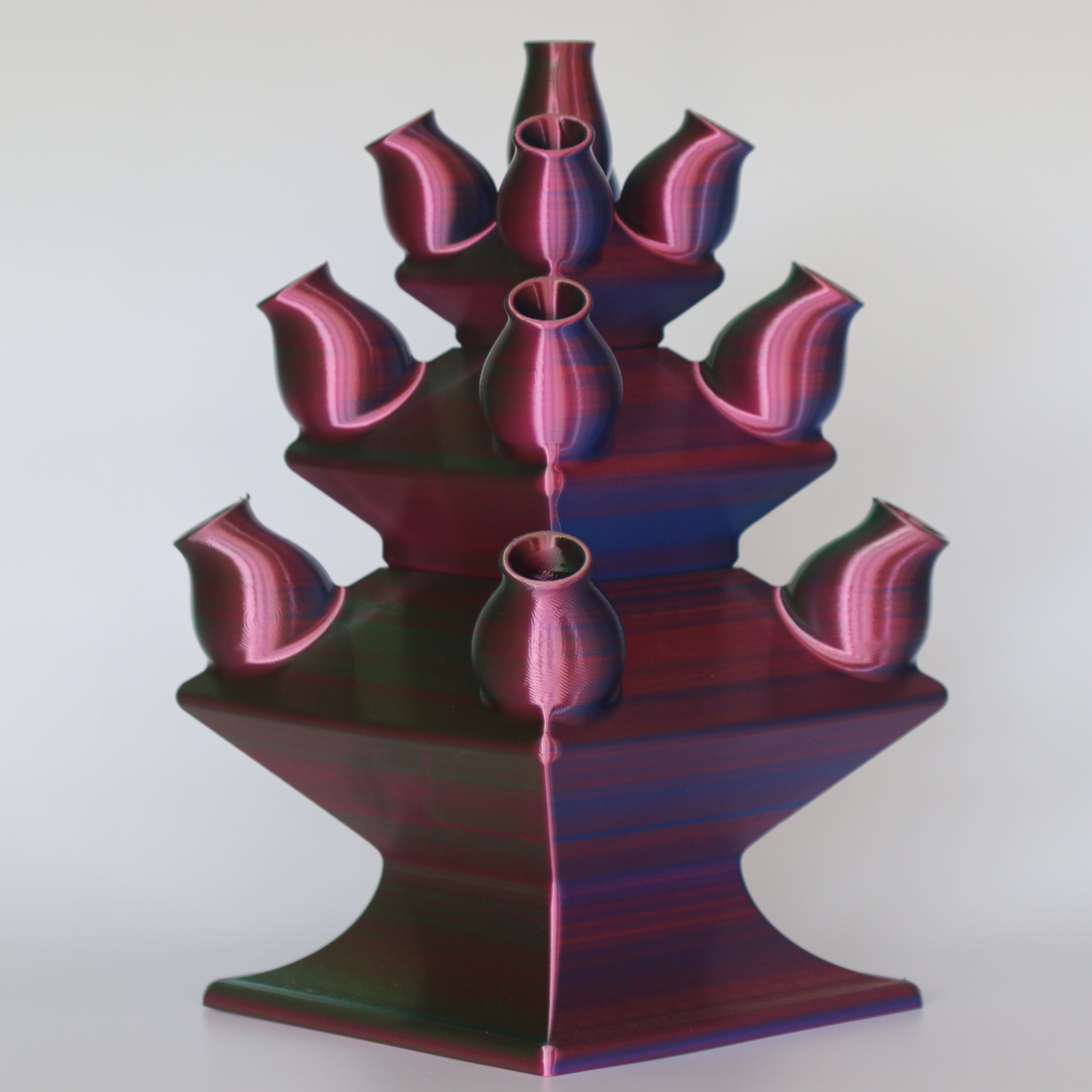 Tulpenvaas – Groen Blauw Rood