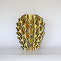 Coral vaas- Goud Silver Koper