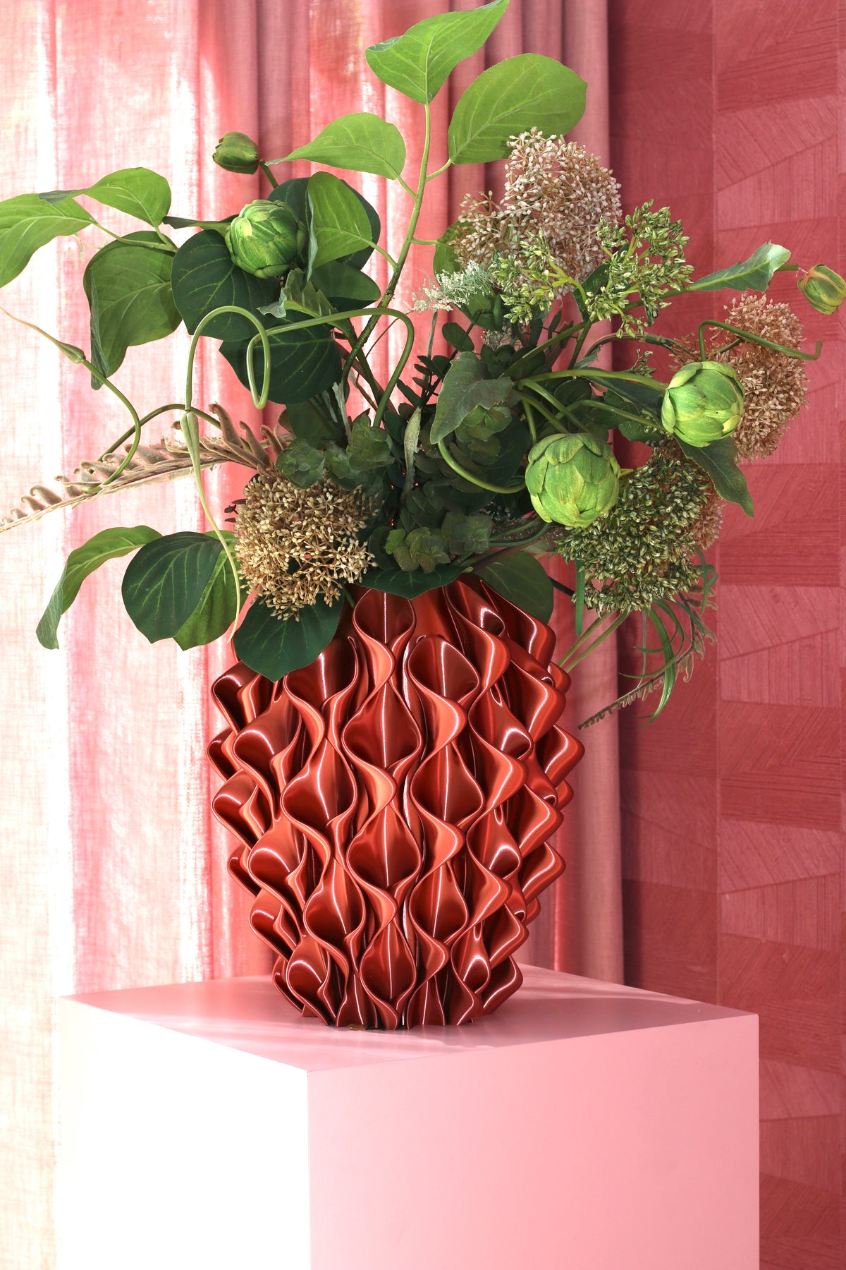 Korallen-Vase Kupfer
