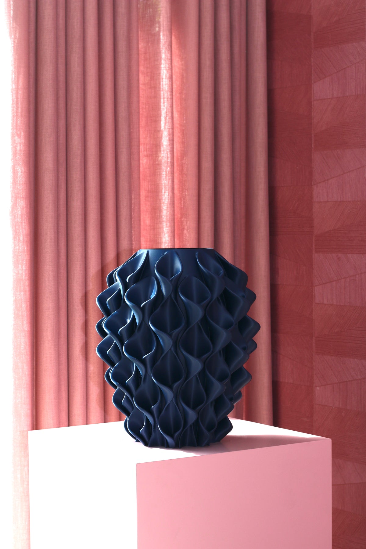 Korallen-Vase Marineblau
